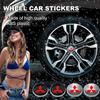 4pcs 60mm Car Wheel Center Hub Cap Rim Cover Emblem Stickers For Outlander Lancer 10 ASX RALLIART Eclipse L200 Pajero
