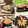 Zhishi Cast Iron Outdoor Camping BBQ Grilling Plate