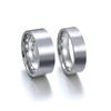 Polish Flat Stainless Steel Ring for Men Women 4mm 6mm 8mm 12mm Wide Couple Rings Jewelry Anniversary Wedding Gift
