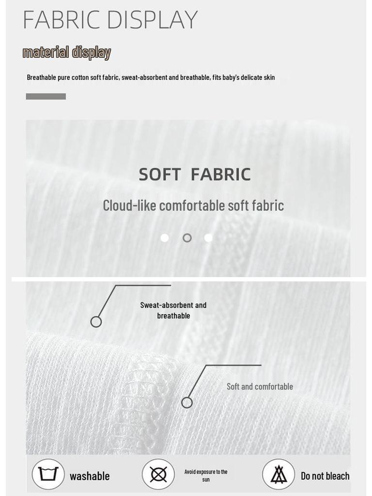 Newborn High-Waist Cotton Snap Pants - Baby Autumn Big Butt Style