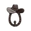 Western Wall Hook In Metal with Hat and Horseshoe Accent, Key Holder for Entryway, Study Room, Office Wall Storage Needs for Daily Use