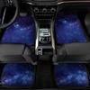 Blue Galaxy Car Floor Mats Set of 4,Beautiful Starry Night Print Outer Space Galaxy Vehicle Front Rear Carpets, Auto Accessories