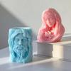 Wax Molds For Candle Making Reusable 3D Jesus Mary Detailed Epoxy Resin Casting Molds For Women Adults Craft Lovers Resin