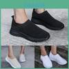 Women's Running Trainers Ladies Sneakers Slip On Jogging Gym Stylish Comfy Footwear