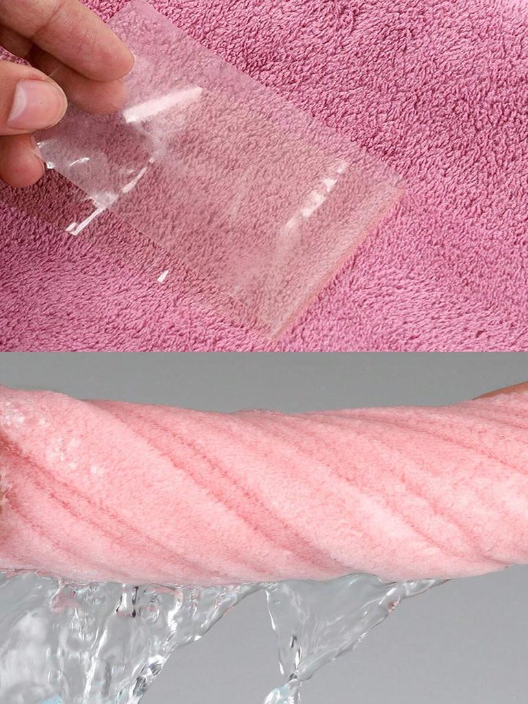 1pc Quickly Dry Hair Hat Towel Super Absorbent Soft Bathroom Women Head Towels Girls Cute Hair Towel Hair Dry Wrap Bonnets