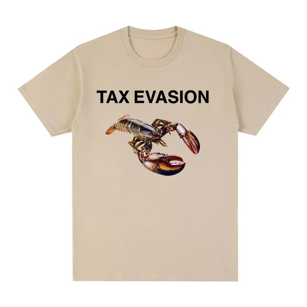 Lustiges Hummer-Meme-Muster zur Steuerhinterziehung T-Shirt Herren Damen Mode Retro Sommer Hohe Qualität T-Shirt Lässig Streetwear T-Shirts Oberteile