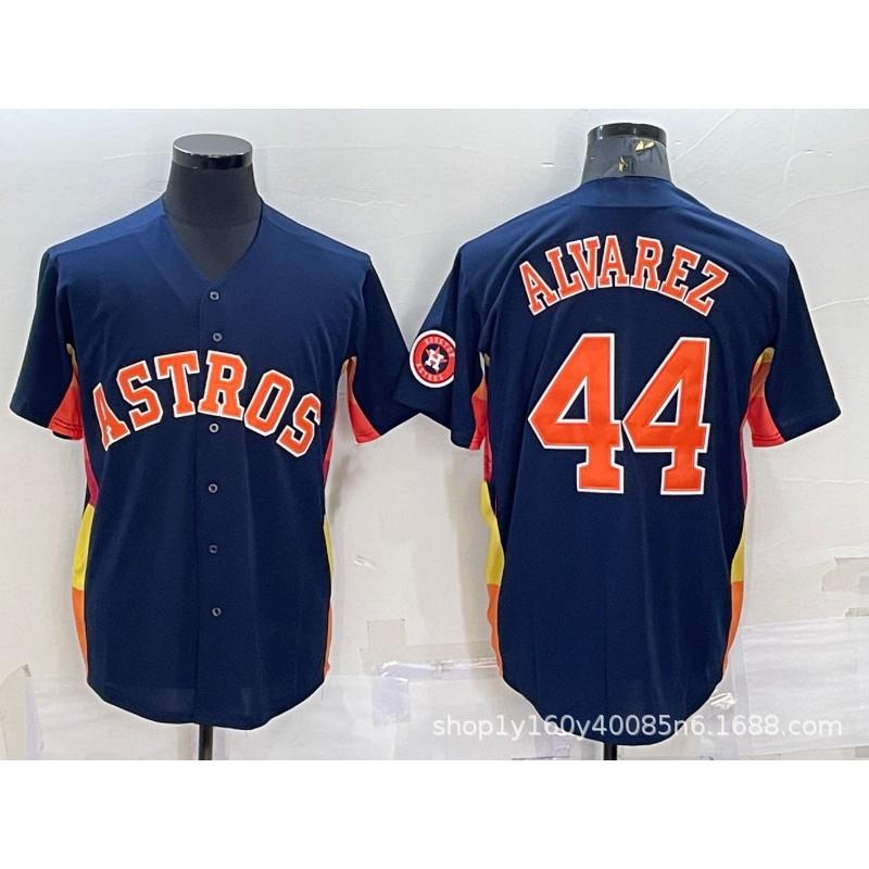 Houston Astros Baseball Jersey Bregman 2 Altuve 27 Embroidered Sports Shirt Men