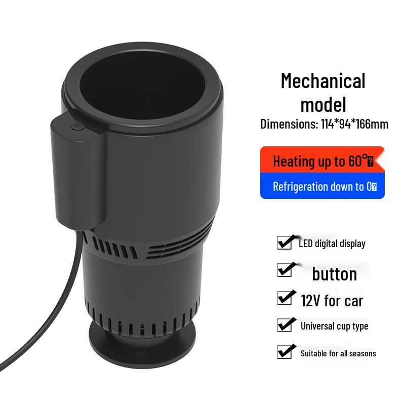 Car Cup Holder Temperature-Controlled Beverage Cooler/Warmer