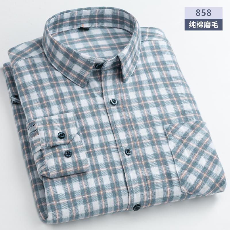 

Мужская клетчатая рубашка оверсайз S~6XL 100% хлопок с длинным рукавом на осень, с одним накладным карманом, молодежная, свободная, удобная, винтажная мужская одежда 38