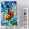 Shower Anime For G-Gokus Curtain Waterproof Polyester Fabric Paint Colorful Bath Curtains Home Bathroom Decor Curtain With Hook