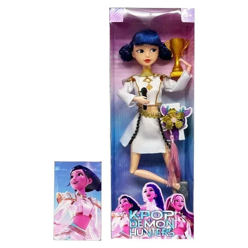 NEW Demon Hunters Figure Toy Live-Action Kpop Rumi Mira Zoey Mira Theme# Song Of Colorful Lights@ Birthday Gifts~For Girls