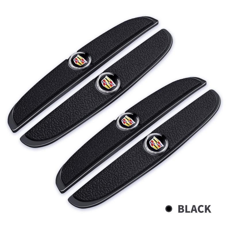 

4Pcs Car Door Bumper Anti-collision Rubber Stickers For Cadillac Emblem ESCALADE ATS BLS CT4 CT6 SRX STS XT4 XT5 SLR XT6 XTS