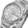 Men's Solar Chronograph Watch - White Dial Stainless Steel Sport Watch SSC003J1
