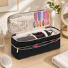 Double-Layer Hair Styling Tools Organizer Expandable Curling Iron Storage Bag  Home Storage