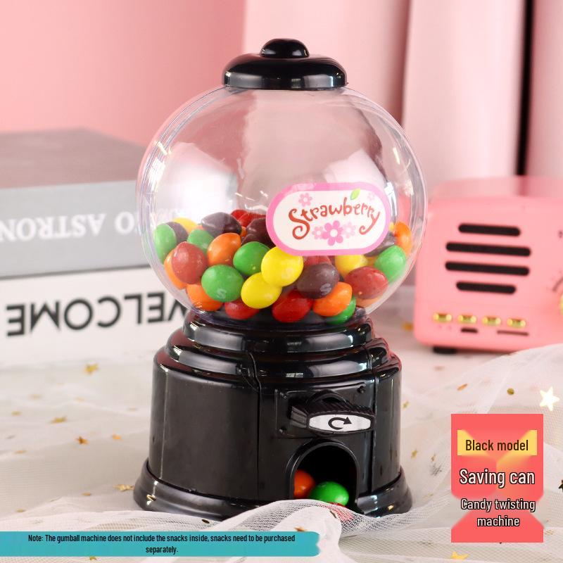 

Korean Style Mini Gumball Machine Candy Box Gift for Weddings & Kids - Candy Storage Toy & Piggy Bank 8.5*8.5*14.5 cm
