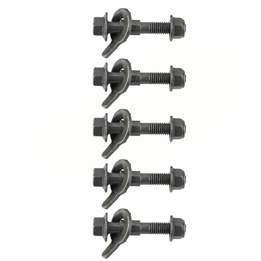 5pcs 12mm Vehicles Steel Four Wheel Alignment Adjustable Camber Kit Cam Bolt Army Green