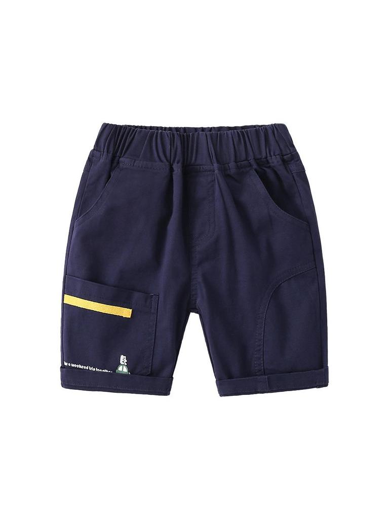 Korean Style Kids Summer 2026 Casual Cargo Shorts for Boys - Versatile, Lightweight, Trendy