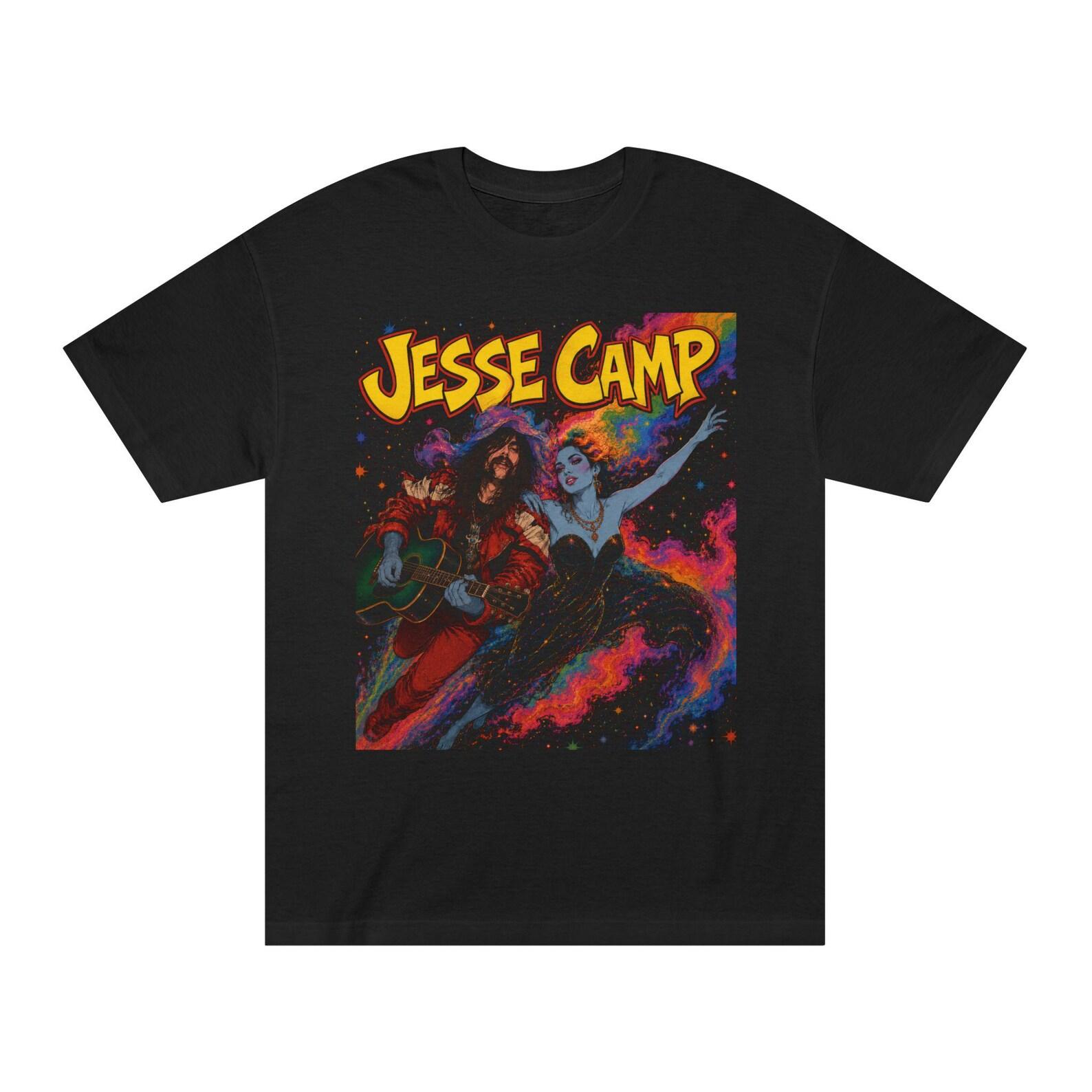 Jesse Camp In Space Art Tee | Vintage 90s Neon Poster Shirt S