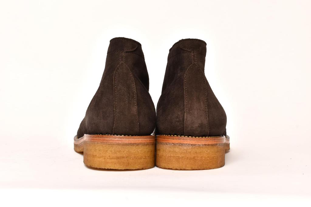 Business Shoes Leather Shoes Made In Japan Boots Genuine Leather Water Repellent Suede Leather Easy To Walk Brown Cm [Hiroshitsubouchi] [HTO-3703S]