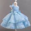 Sequin Fluffy Mesh Princess Dress for Baby Girls - One-Year-Old Banquet/Evening Attire