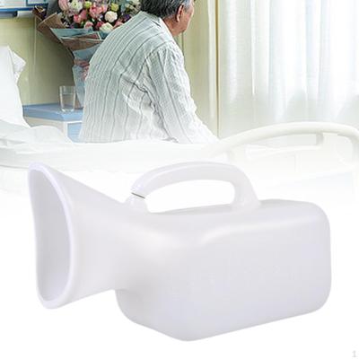 Weibliche Tragbare Urinal Mobile Toilette 1000ml Praktische Wiederverwendbare Pee Flasche Collector Trichter für