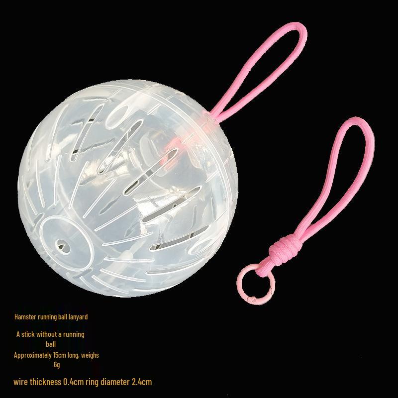 Buntes Laufrad für Hamster aus Kristallglas – transparentes Rollenspielzeug für kleine Haustiere