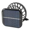 Clip-on Kappenventilator Kühlventilator Solarventilator Hut Ersatz Leichtgewicht (Solar-USB) Verstellbar Outdoor Strandangeln für Männer Frauen