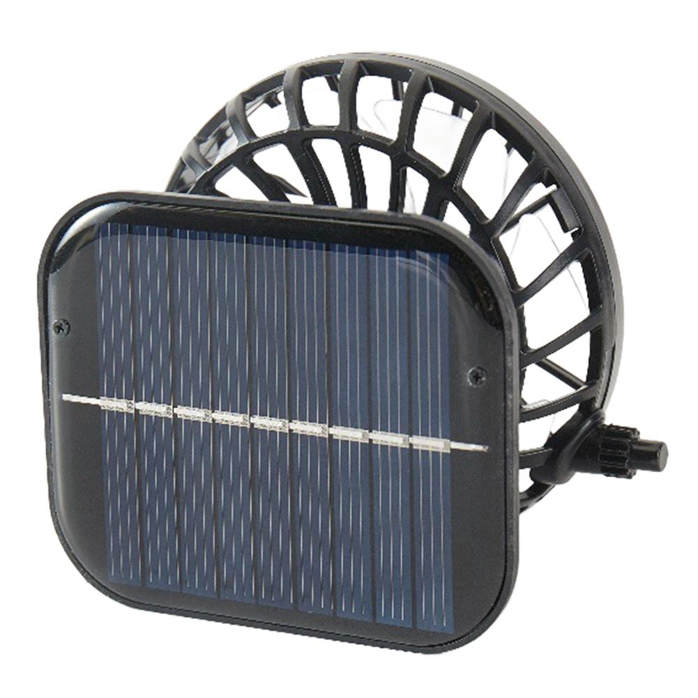 Clip-on Kappenventilator Kühlventilator Solarventilator Hut Ersatz Leichtgewicht (Solar-USB) Verstellbar Outdoor Strandangeln für Männer Frauen