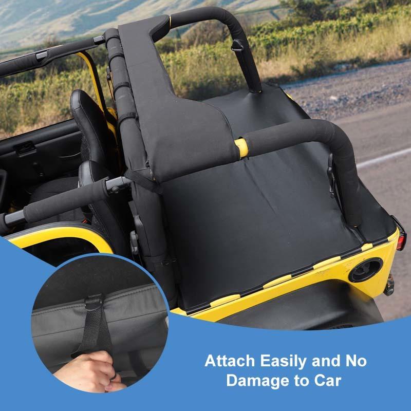 Car Trunk Leather Isolation Anti-sunburn Cover For Jeep Wrangler TJ 1997-2006 Exterior Accessories, UV Protection
