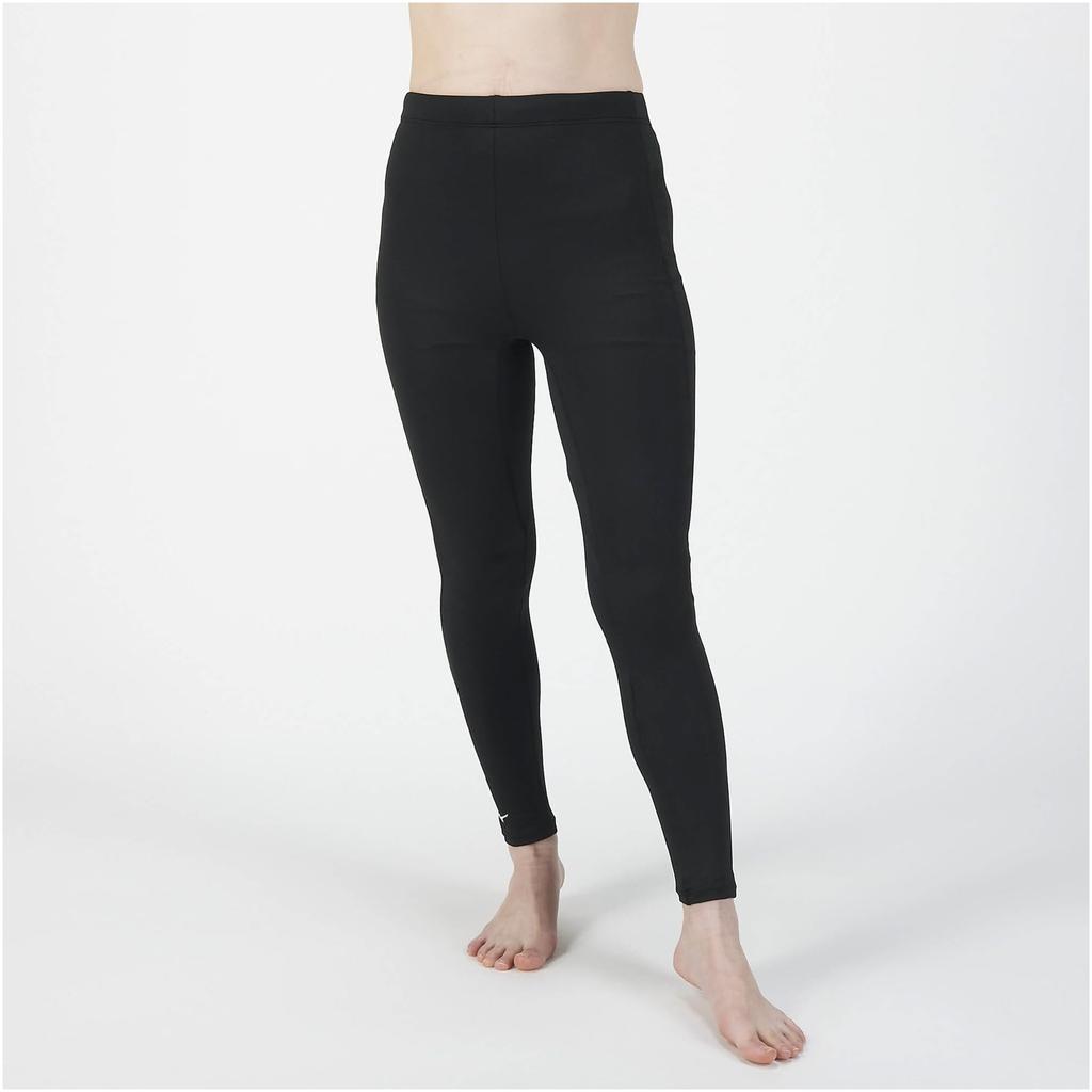 MIZUNO Women's Long Tights (Cropped Length) N2JBA334, Black, for Gym Fitness and Swimming