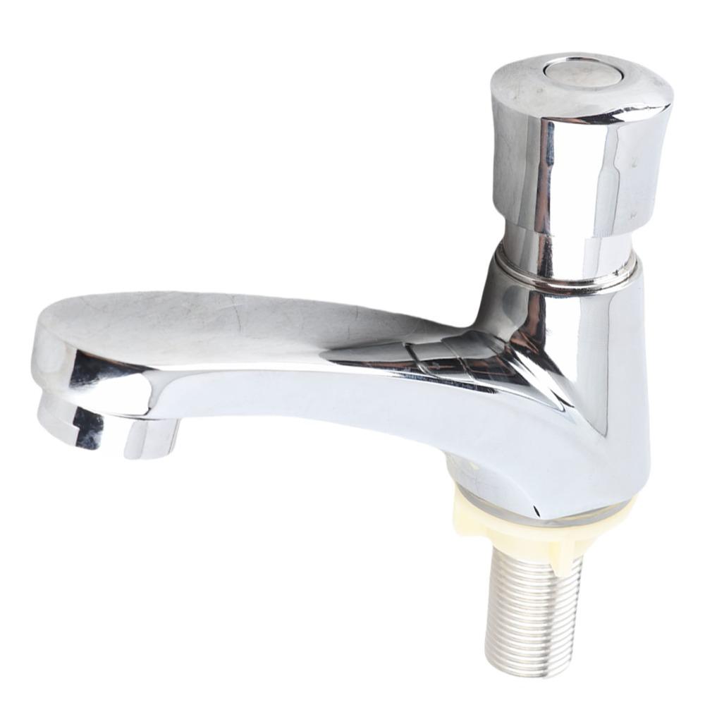 Automatic Shut Off Water Tap Alloy Basin Sink Tap Commercial Grade Faucet Factory