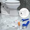 4pcs Universal Toilet Bolt Covers, Round Plastic Push-in Toilet Bolt Covers With Extra Washers, Easy To Install, 1.44 Inches Height