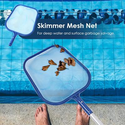 Rede Coadeira de Folhas para Piscina Profissional Resistente Grande com Design de Bocal Largo para Limpeza Rápida da Piscina
