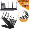 Wrought Iron Cup Rack - Removable Coffee & Tea Cup Holder for Milk Tea Shops, Kitchen, Office | Multi-Tier Storage Organizer