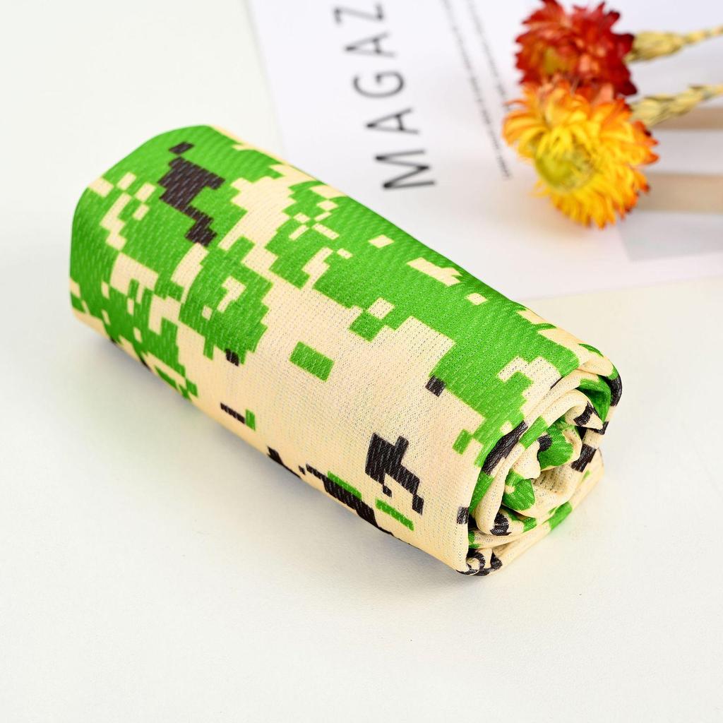 Summer Outdoor Camouflage Cooling Ice Towel for Sports, Yoga, and Heatstroke Prevention