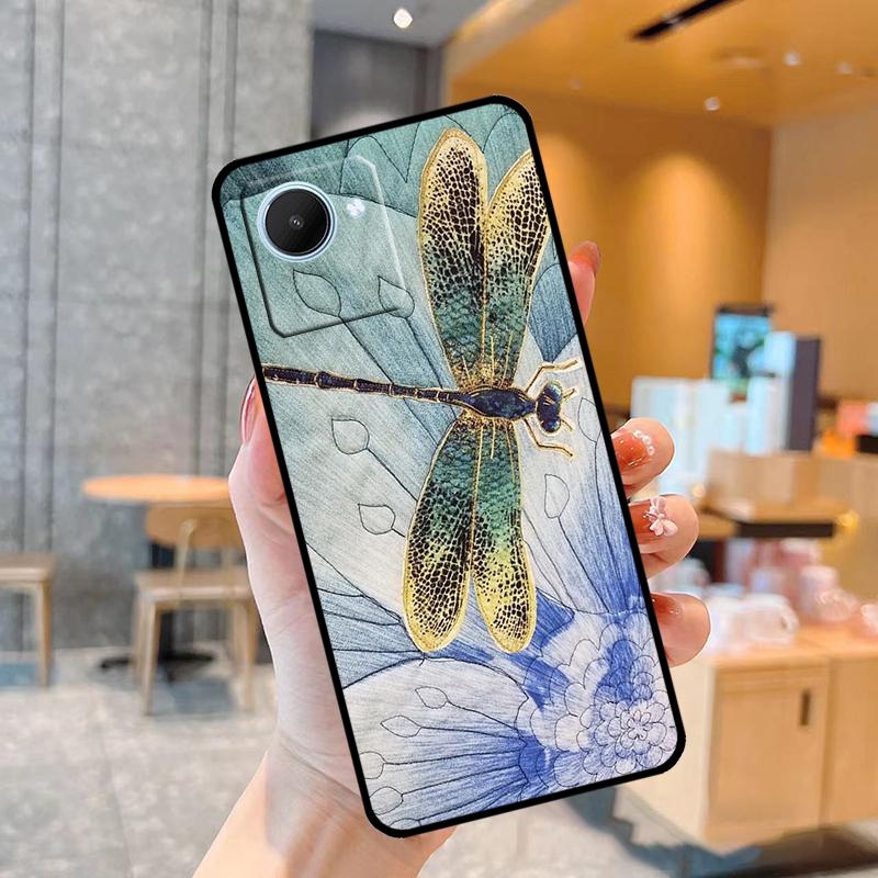 

Чехол Dragonfly Animal Art для Realme C55 C33 C31 C35 C30 C11 C15 C25s C21Y GT Neo 5 3T 2T 8 9 10 11 Pro Plus Realme GT Neo 2T