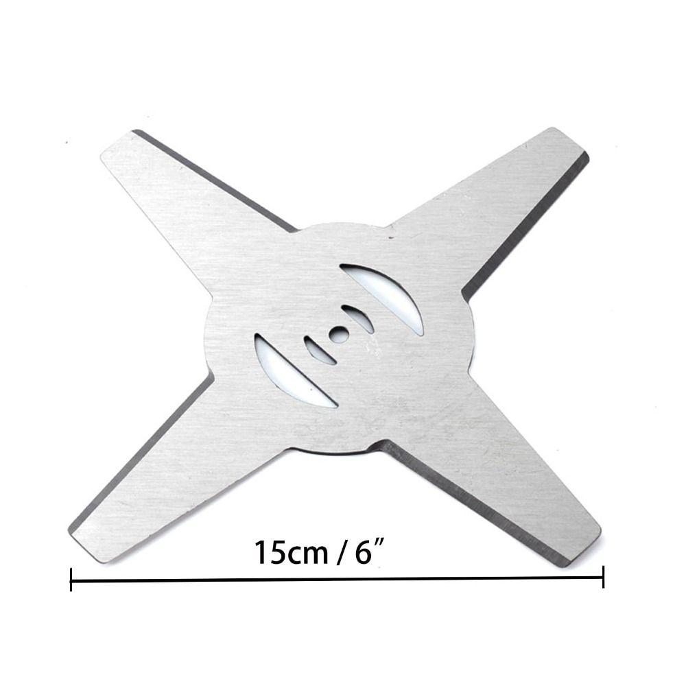 Manganese Steel Metal Grass String Trimmer Head Straight Blade High Performance Garden Tool Parts Durable Alloy Teeth