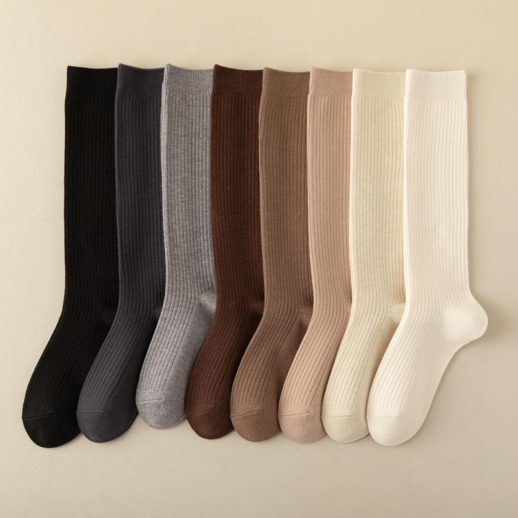 Melaude Women's Cashmere Wool Calf Socks: Warm, Cold-Resistant, Slimming, Beautiful Leg Socks for Autumn/Winter