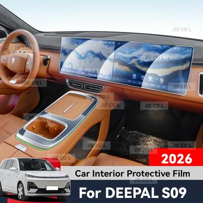 For DEEPAL S09 2026 Car Interior Protection Central Control Screen Transparent TPU Navigation Anti Scratch GPS Film