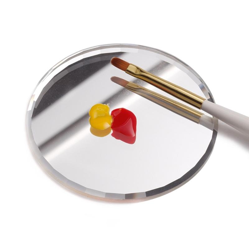 Nail polishes Mixing Palette Durability Plastic Construction MultiFunctional Color Blending Zones Areas Easy Cleaning