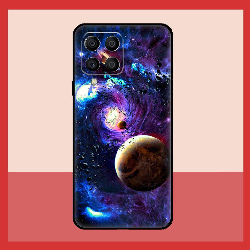 Outer Space Planet Stars Moon Case For Samsung Galaxy M11 M31 M14 M34 M54 M12 M32 M52 M15 M13 M06 M16 M36 M56 M53 M35 M55