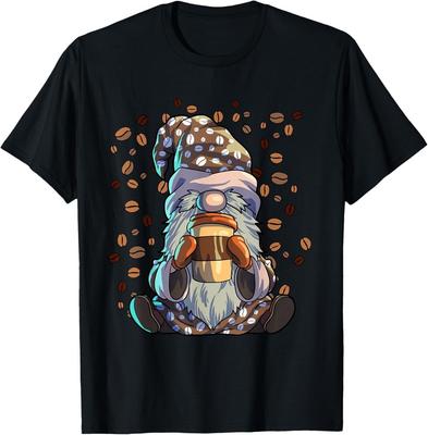 Gnome Coffee Women Café Coffeine Barista Gnome Lover Coffee Gift Unisex T-Shirt