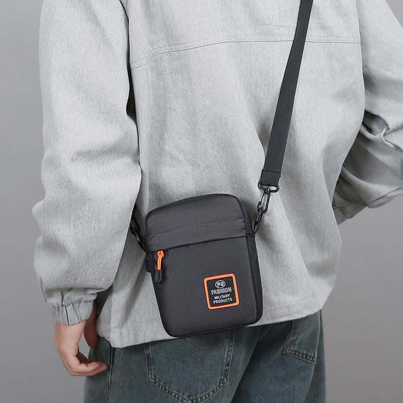 Herren wasserdichte lässige Umhängetasche Multifunktionale Outdoor-Umhängetasche Handytasche