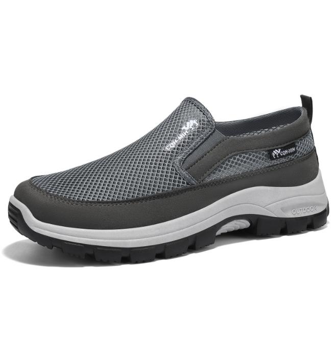 Men's Slip-On Shoes Breathable and Comfortable Casual Mesh Shoes for Summer