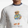 Polo Ralph Lauren Bear Print Crewneck Long Sleeve Sweatshirt Men Sweatshirt White 710853308-032