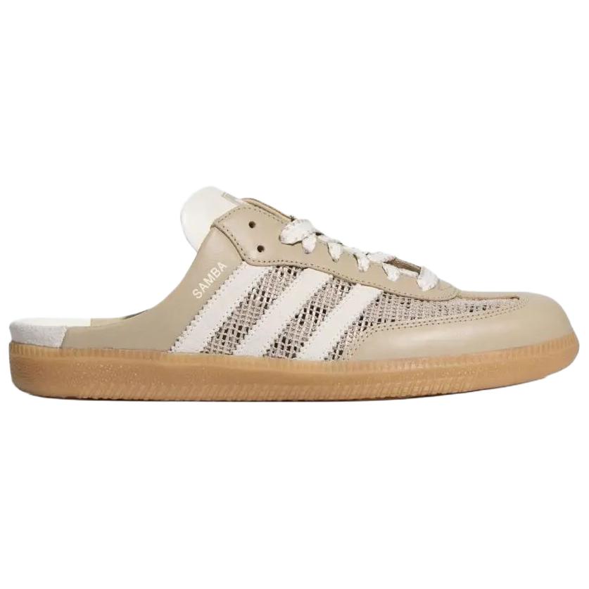 adidas Originální uzavřené pantofle Samba Dámské Khaki HP5054