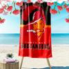 Tampa Bay Buccaneers Print Beach Towel, Large Soft Quick Dry Towel for Beach Camping Swimming