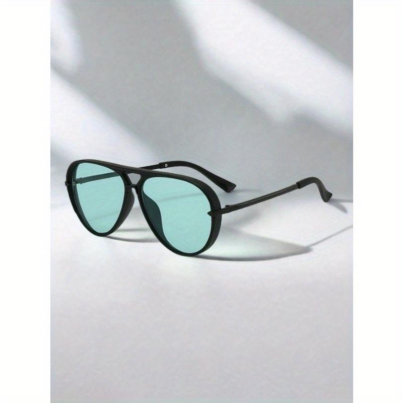 Feye 1pc Women's Retro Minimalist Large Frame Fashion Fashion Glasses, Suitable For Beach And Travel