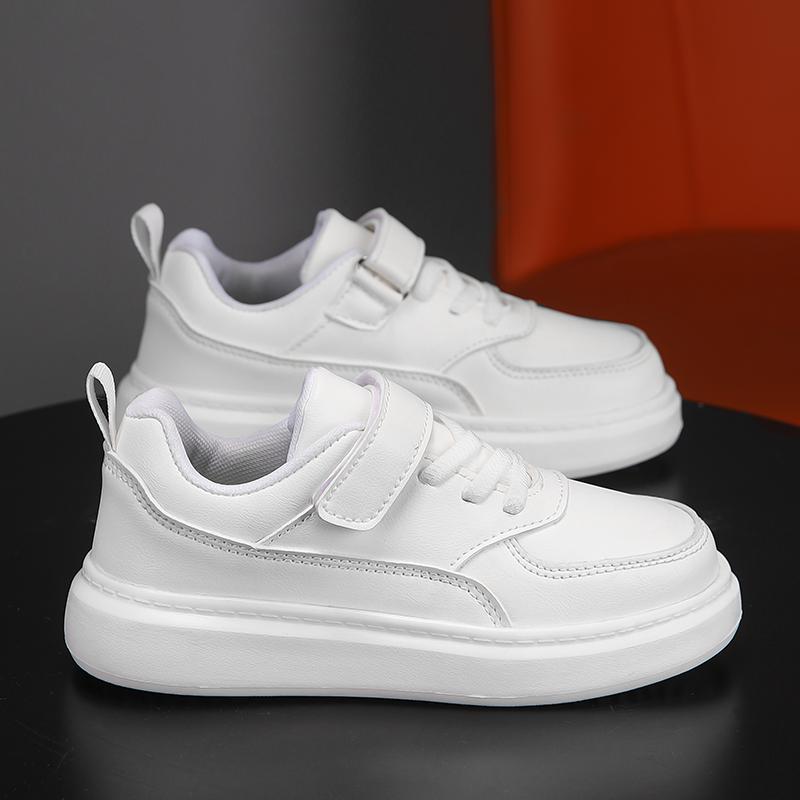 

Детская мода, дышащая обувь Casaul с низким берцем для скейтбординга, студентов, детей, спортивная обувь для бега на мягкой подошве, удобные кроссовки для мальчиков и девочек 28 белый