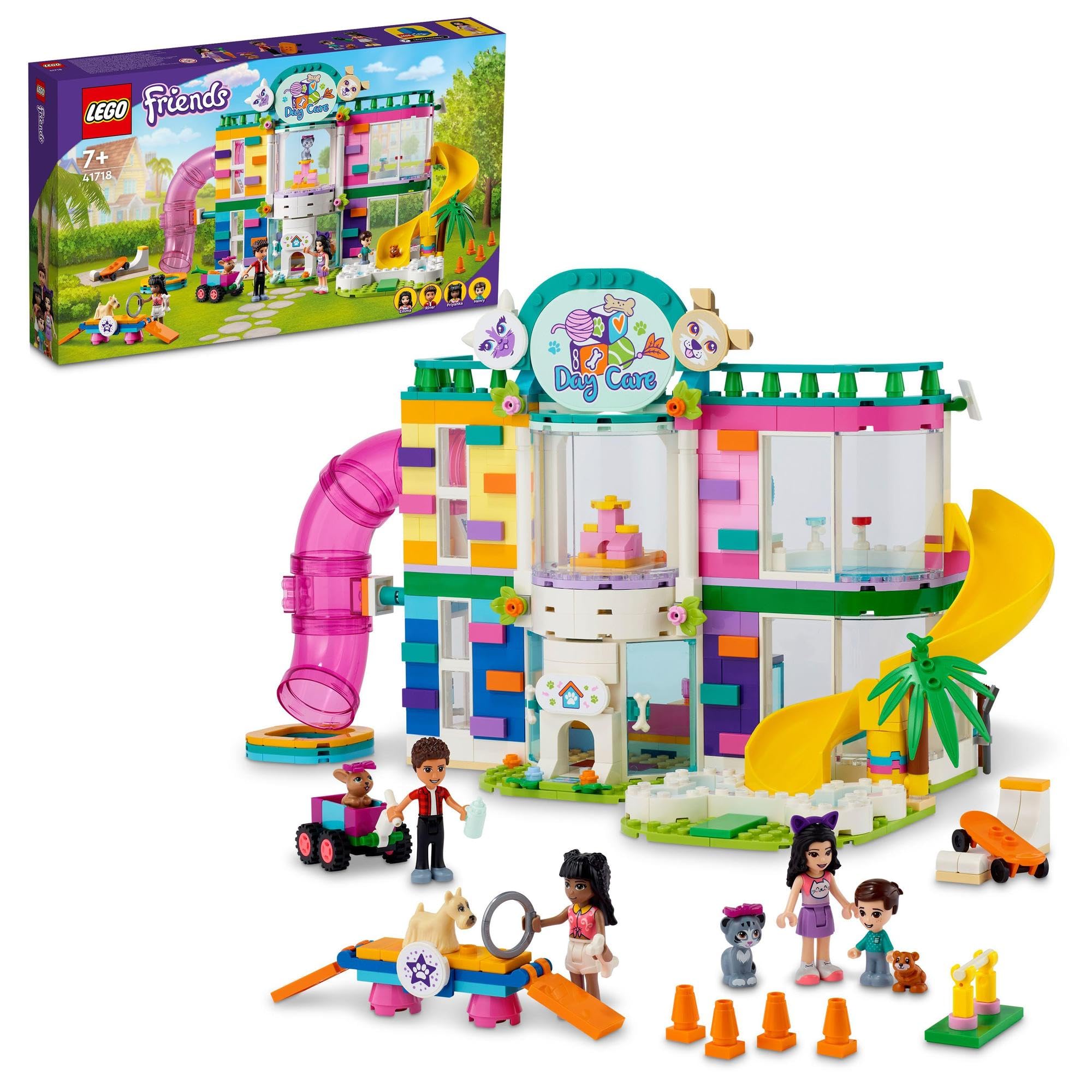 

LEGO Friends Центр дневного ухода за питомцами в Хартлейк Сити 41718, Игрушка, Строительные блоки, Подарок, Кукла, Животное, Для девочек, Возраст 7 лет и старше